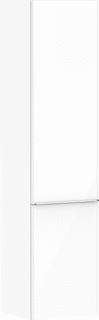 HANSGROHE XELU Q HOGE KAST HIGH GLOSS WHITE 400/350 SCHARNIER LINKS HANDGREEP CHROOM 