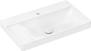 HANSGROHE XELU Q WASTAFEL MET PLANCHET LINKS 800/480 MET KRAANGAT ZONDER OVERLOOP SMARTCLEAN