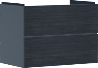 HANSGROHE XEVOLOS E MEUBEL SLATE MATT GREY 780/475 MET 2 LADES WASTAFEL 