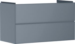 HANSGROHE XEVOLOS E MEUBEL SLATE MATT GREY 980/475 MET 2 LADES WASTAFEL 