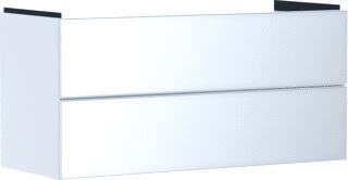 HANSGROHE XEVOLOS E MEUBEL MATT WHITE 1180/475 MET 2 LADES WASTAFEL 