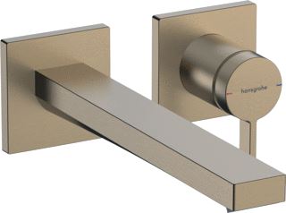 HANSGROHE TECTURIS E EENGREEPS WASTAFELKRAAN INBOUW VOOR WANDMONTAGE MET UITLOOP 22,5 CM BRUSHED BRONZE