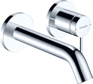 HANSGROHE TECTURIS S EENGREEPS WASTAFELKRAAN INBOUW VOOR WANDMONTAGE MET UITLOOP 16,5 CM CHROOM