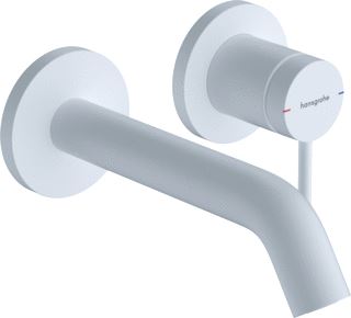 HANSGROHE TECTURIS S EENGREEPS WASTAFELKRAAN INBOUW VOOR WANDMONTAGE MET UITLOOP 16,5 CM MAT WIT