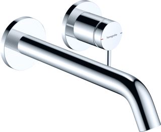 HANSGROHE TECTURIS S AFBOUWDEEL VOOR 2-GATS INBOUW WASTAFELKRAAN VOORSPRONG 22.5CM CHROOM