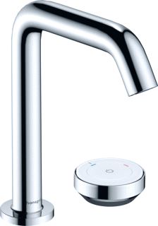 HANSGROHE TECTURIS S 2-GATS WASTAFELKRAAN 150 COOLSTART MET WASTE CHROOM