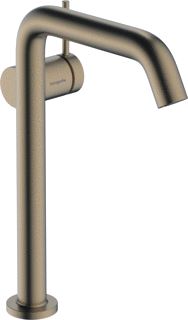 HANSGROHE TECTURIS S EENGREEPS WASTAFELKRAAN 240 FINE COOLSTART VOOR WASKOMMEN ZONDER WASTE BRUSHED BRONZE