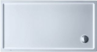 DURAVIT STARCK SLIMLINE DOUCHEBAK RECHTHOEKIG 140X80X6CM WIT