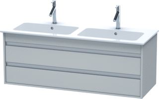 DURAVIT WASTAFELONDERBOUW KETHO 2 LADES 475 X 1270X 480 BETONGRIJS MAT 