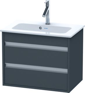 DURAVIT WASTAFELONDERBOUW COMPACT KETHO VOOR ME BY STARCK 385 X 600X 480 GRAFIET MAT 