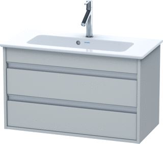 DURAVIT WASTAFELONDERBOUW COMPACT KETHO VOOR ME BY STARCK 385 X 800X 480 BETONGRIJS MAT 