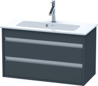 DURAVIT WASTAFELONDERBOUW COMPACT KETHO VOOR ME BY STARCK 385 X 800X 480 GRAFIET MAT