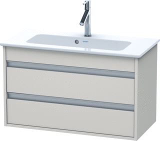 DURAVIT WASTAFELONDERBOUW KETHO VOOR ME COMPACT # 234283 2 LADES TAUPE