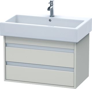 DURAVIT WASTAFELONDERBOUW KETHO V.045480 440 X 750X 480 TAUPE MAT