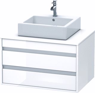 DURAVIT WASTAFELONDERBOUW KETHO V.OPZ.WT. 550 X 800X 496 WIT HOOGGLANS