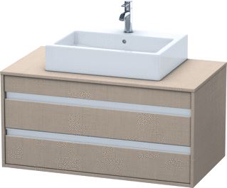 DURAVIT WASTAFELONDERBOUW KETHO VOOR OPZETWASTAFEL 550 X 1000X 496 LINNEN 