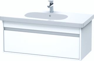 DURAVIT KETHO WASTAFELONDERBOUW MET 1 LADE 100X41X46.5CM VOOR D-CODE 034210 MAT WIT 