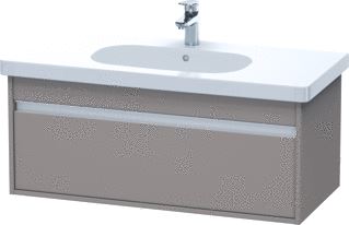 DURAVIT KETHO WASTAFELONDERBOUW MET 1 LADE 100X41X46.5CM VOOR D-CODE 034210 BASALT 