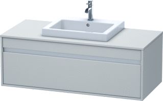 DURAVIT WASTAFELONDERBOUW KETHO V.EBWT MI 550 X 1200X 426 BETONGRIJS MAT 