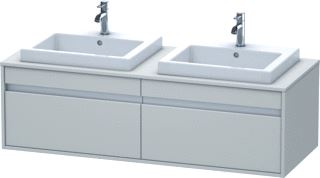 DURAVIT WASTAFELONDERBOUW KETHO V.2 EBWT 550 X 1400X 426 BETONGRIJS MAT 