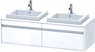 DURAVIT WASTAFELONDERBOUW KETHO V.2 INB.WT 550 X 1400X 426 WIT HOOGGLANS 