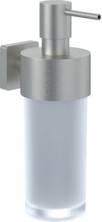 VILLEROY & BOCH STRIKING ZEEPDISPENSER 70 X 121 X 207 MM BRUSHED NICKEL MATT 