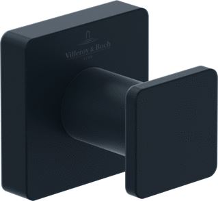 VILLEROY & BOCH STRIKING HANDDOEKHAAK 45 X 44 X 45 MM MATT BLACK 