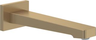 VILLEROY & BOCH ARCHITECTURA SQUARE BADUITLOOP VOOR WANDMONTAGE BRUSHED GOLD 