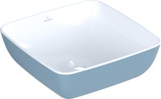 VILLEROY & BOCH ARTIS OPZETWASTAFEL 410 X 410 X 130 MM FROZEN ZONDER OVERLOOP 