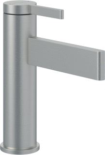 VILLEROY & BOCH DAWN EENGREEPS WASTAFELKRAAN ZONDER PUSH-OPEN AFVOERGARNITUUR BRUSHED NICKEL MATT 