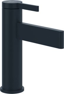 VILLEROY & BOCH DAWN EENGREEPS WASTAFELKRAAN ZONDER PUSH-OPEN AFVOERGARNITUUR MATT BLACK 