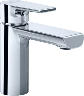 VILLEROY & BOCH LIBERTY EENGREEPS WASTAFELKRAAN MET TREKSTANG-AFVOERGARNITUUR CHROME 