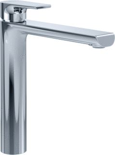 VILLEROY & BOCH LIBERTY EENGREEPS WASTAFELKRAAN VERHOOGD ZONDER PUSH-OPEN AFVOERGARNITUUR CHROME 