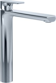 VILLEROY & BOCH LIBERTY EENGREEPS WASTAFELKRAAN VERHOOGD ZONDER PUSH-OPEN AFVOERGARNITUUR CHROME 