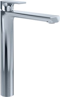 VILLEROY & BOCH LIBERTY EENGREEPS WASTAFELKRAAN VERHOOGD ZONDER PUSH-OPEN AFVOERGARNITUUR CHROME 