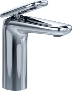 VILLEROY & BOCH ANTAO EENGREEPS WASTAFELKRAAN MET PUSH-OPEN AFVOERGARNITUUR CHROME 