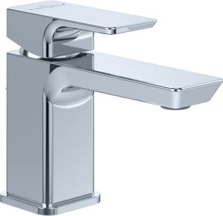 VILLEROY & BOCH SUBWAY 3.0 EENGREEPS WASTAFELKRAAN MET TREKSTANG-AFVOERGARNITUUR CHROME 