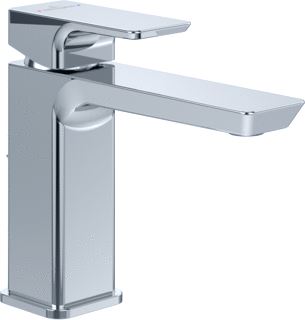 VILLEROY & BOCH SUBWAY 3.0 EENGREEPS WASTAFELKRAAN MET TREKSTANG-AFVOERGARNITUUR CHROME 