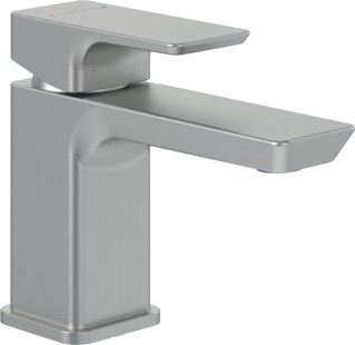 VILLEROY & BOCH SUBWAY 3.0 KOUDWATERKRAAN ZONDER PUSH-OPEN AFVOERGARNITUUR BRUSHED NICKEL MATT