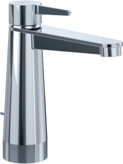 VILLEROY & BOCH CONUM EENGREEPS WASTAFELKRAAN MET TREKSTANG-AFVOERGARNITUUR CHROME 