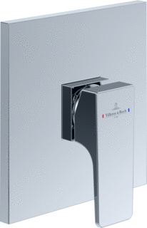 VILLEROY & BOCH ARCHITECTURA SQUARE EENGREEPS INBOUWKRAAN CHROME