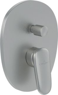 VILLEROY & BOCH ANTAO EENGREEPS INBOUWKRAAN BRUSHED NICKEL MATT