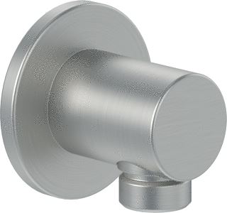 VILLEROY & BOCH WANDAANSLUITBOCHT VOOR WANDMONTAGE ROND BRUSHED NICKEL MATT 