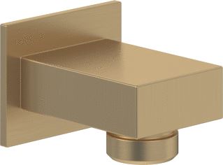 VILLEROY & BOCH WANDAANSLUITBOCHT VOOR WANDMONTAGE HOEKIG BRUSHED GOLD 