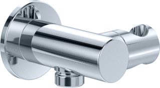 VILLEROY & BOCH HANDDOUCHEHOUDER VOOR WANDMONTAGE ROND CHROME 