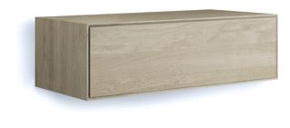 LOOOX WOOD FACET WASTAFELONDERKAST 1 LADE SOFT-CLOSE PUSH-TO-OPEN HXBXD 300X1000X460MM EIKEN/OLD GREY