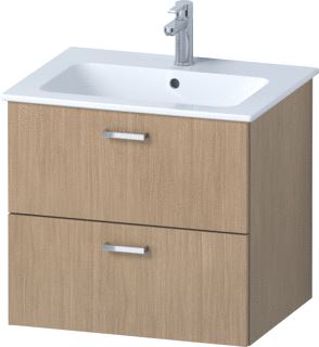 DURAVIT BADKAMERMEUBELSET XBASE FRONT EIKEN CORPUS EIKEN 1 WASKOMMEN 