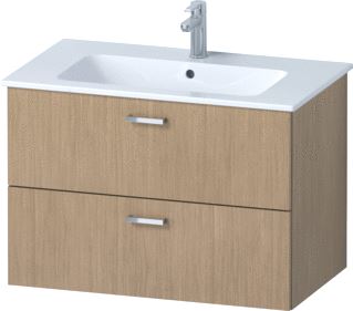 DURAVIT BADKAMERMEUBELSET XBASE FRONT EIKEN CORPUS EIKEN 1 WASKOMMEN 