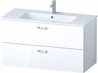 DURAVIT BADKAMERMEUBELSET XBASE FRONT WIT CORPUS WIT 1 WASKOMMEN 