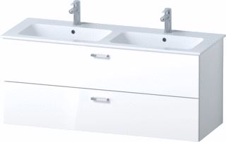 DURAVIT BADKAMERMEUBELSET XBASE FRONT WIT CORPUS WIT 1 WASKOMMEN